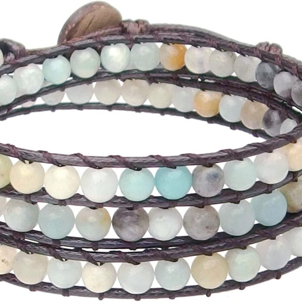 Genuine Stone s for Women Natural Crystal Beaded 2/3/5 Adjustable Bohemian Brace